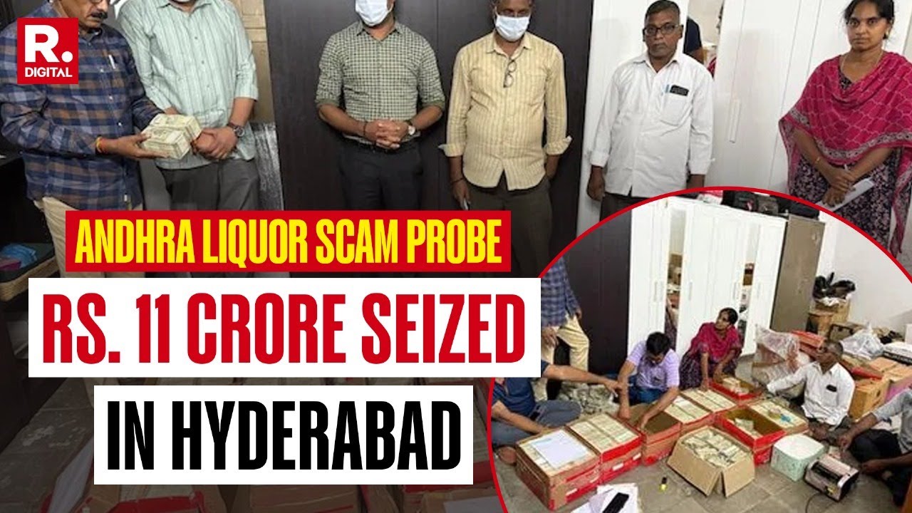 Andhra Pradesh Liquor Scam: SIT Seizes ₹11 Crore Cash In Hyderabad, Probe underway