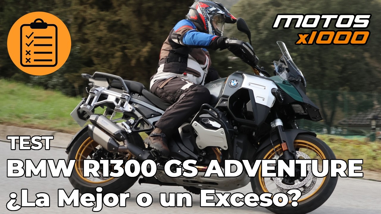 ¡EL MONSTRUO DEL TRAIL! ¿Es la  BMW R1300 GS Adventure demasiado? | Motosx1000