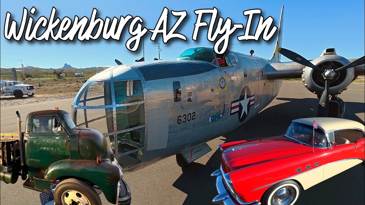 The Wickenburg Fly-In And Classic Car Show 2026 / Chevy COE road trip. #wickenburgaz