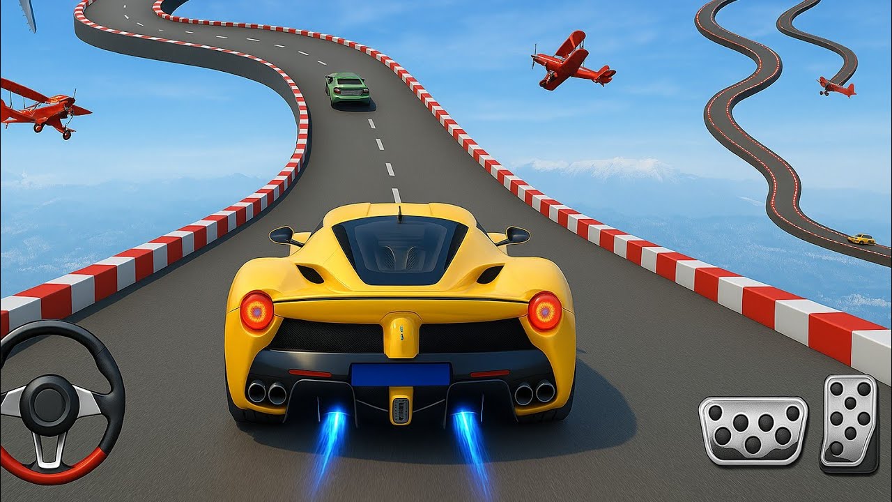 Ramp Car Racing 3D Gameplay _ endroid || Ramp Car Stunts Racing Video #2