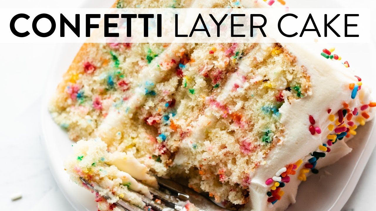 Confetti Cake (Funfetti-Style) | Sally's Baking