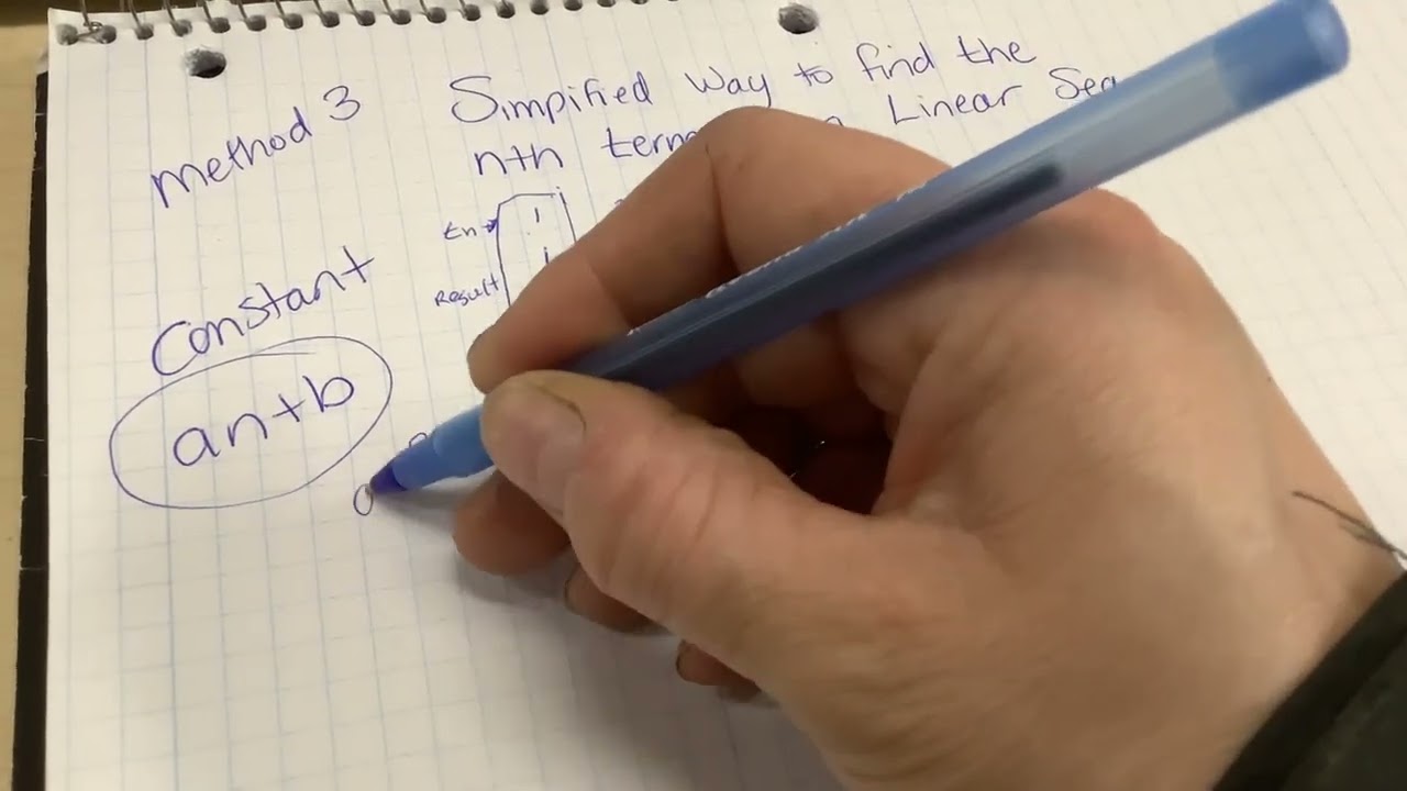 Easiest Way to Find the nth Term of a Linear Sequence