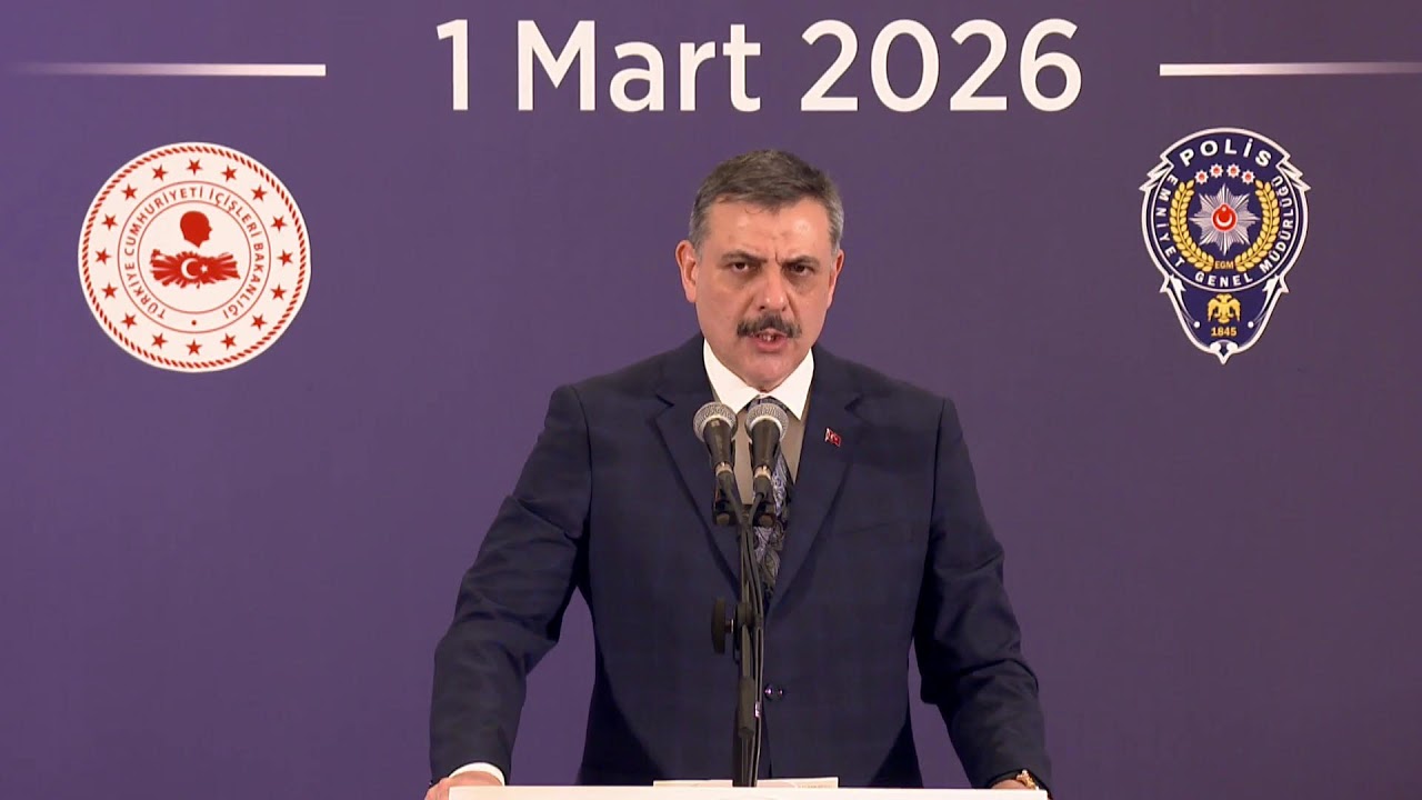 Bakanımız Sayın Mustafa &Ccedil;ift&ccedil;i, Emniyet Genel M&uuml;d&uuml;rl&uuml;ğ&uuml; Personeli ile İftar programında konuşuyor