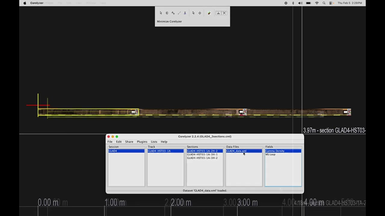 Corelyzer Tutorial 7 Import and Plot Measurement Data