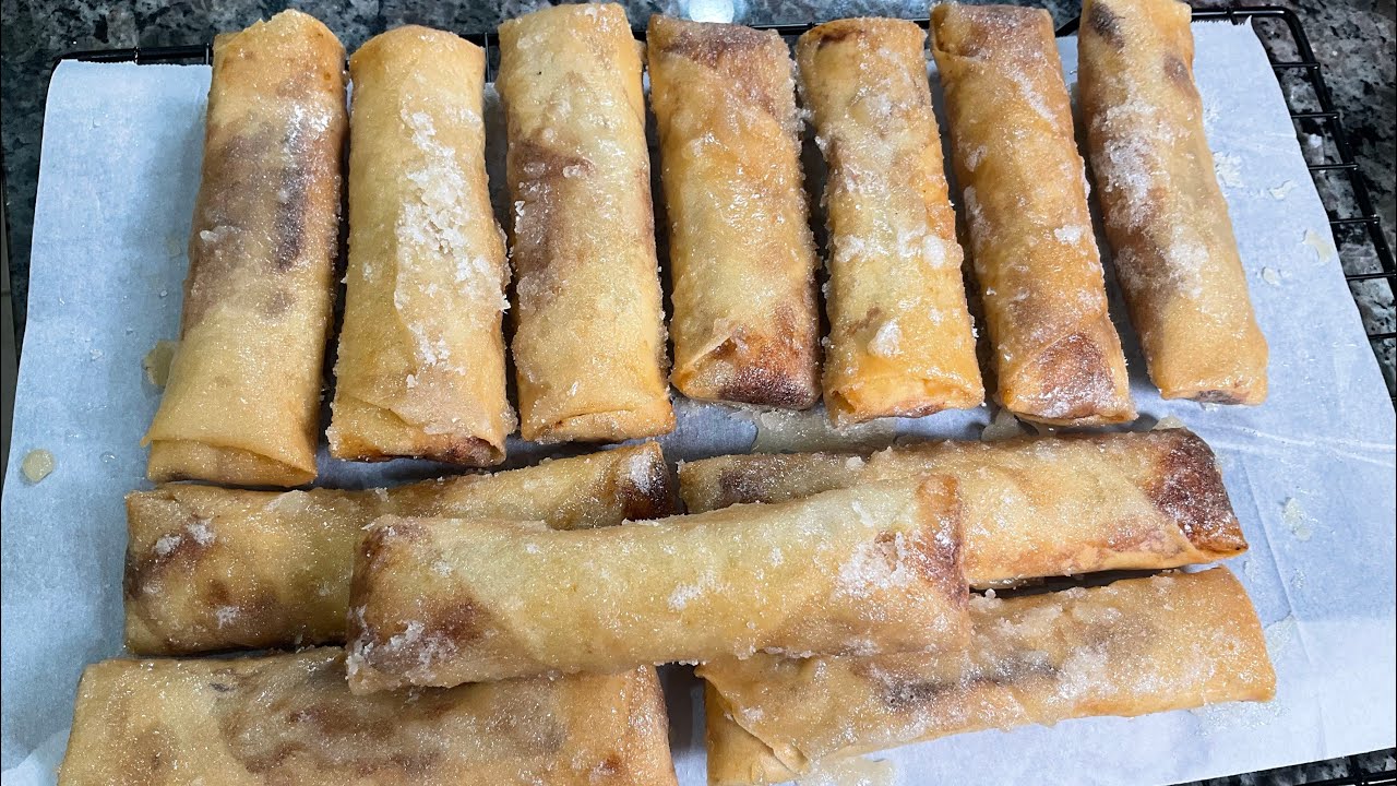 How to Make crispy and delightful Turon,#friedbanana,#friedbananas,#turon,#filipinodessert, #dessert