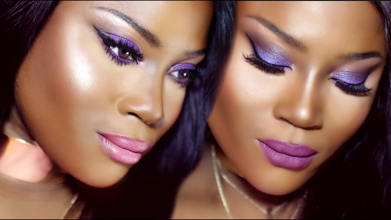 Lavender Smokey Eye | Talk Through MakeUp Tutorial