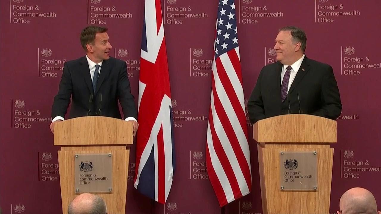 Press Availability with UK Foreign Secretary Jeremy Hunt in London