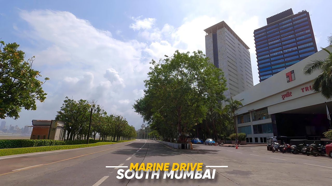Places to Visit in Mumbai | Modern Areas of Mumbai, India | Marine Drive - 4K HD