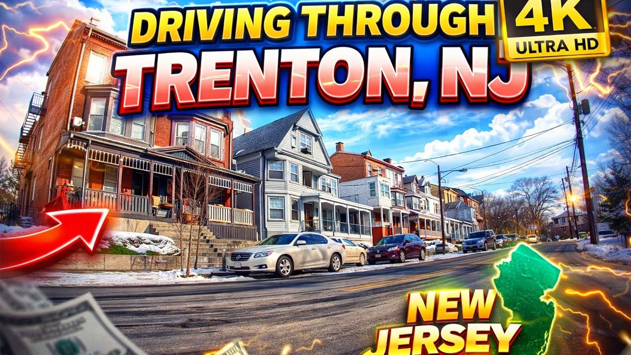 Trenton, New Jersey | What It’s Really Like Driving Through in 4K POV