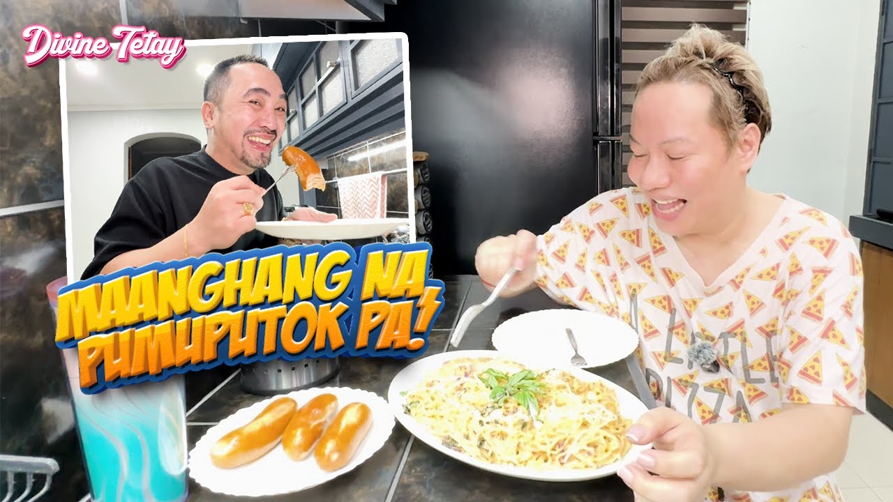 SAN KA PA? MAANGHANG NA PASTA AT PUMUPUTOK NA SAUSAGE! THE BEST COMBINATION! | DIVINE TETAY