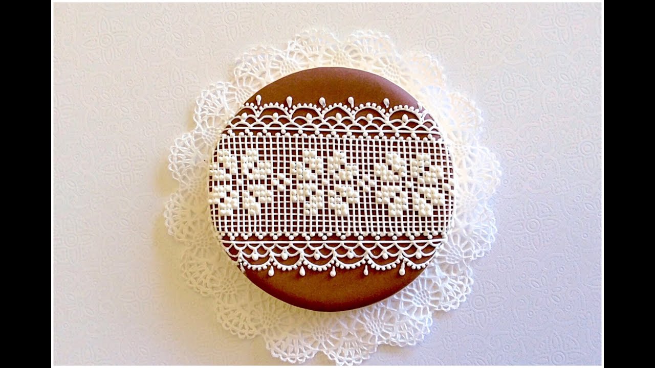 Lace cookie. Part 1.. My little bakery. CookieCon 2015.