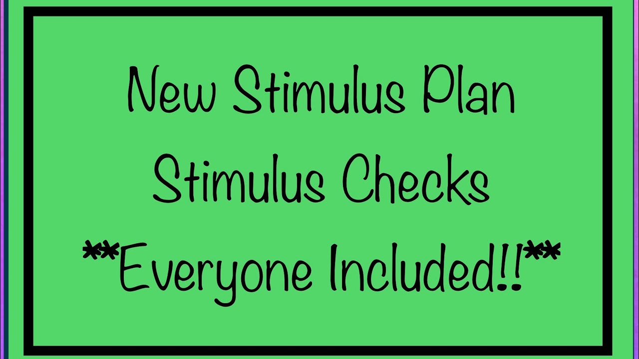 $1,400 Stimulus Check for Everyone! New Stimulus Plan Details