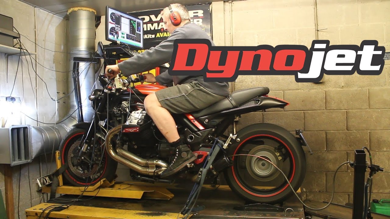Moto Guzzi Griso 1200SE on the Dyno