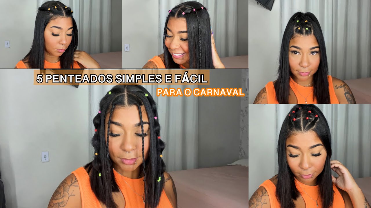 5 PENTEADOS *com elástico* PRA VOCÊ ARRASAR NO BLOQUINHO DE CARNAVAL 🎊