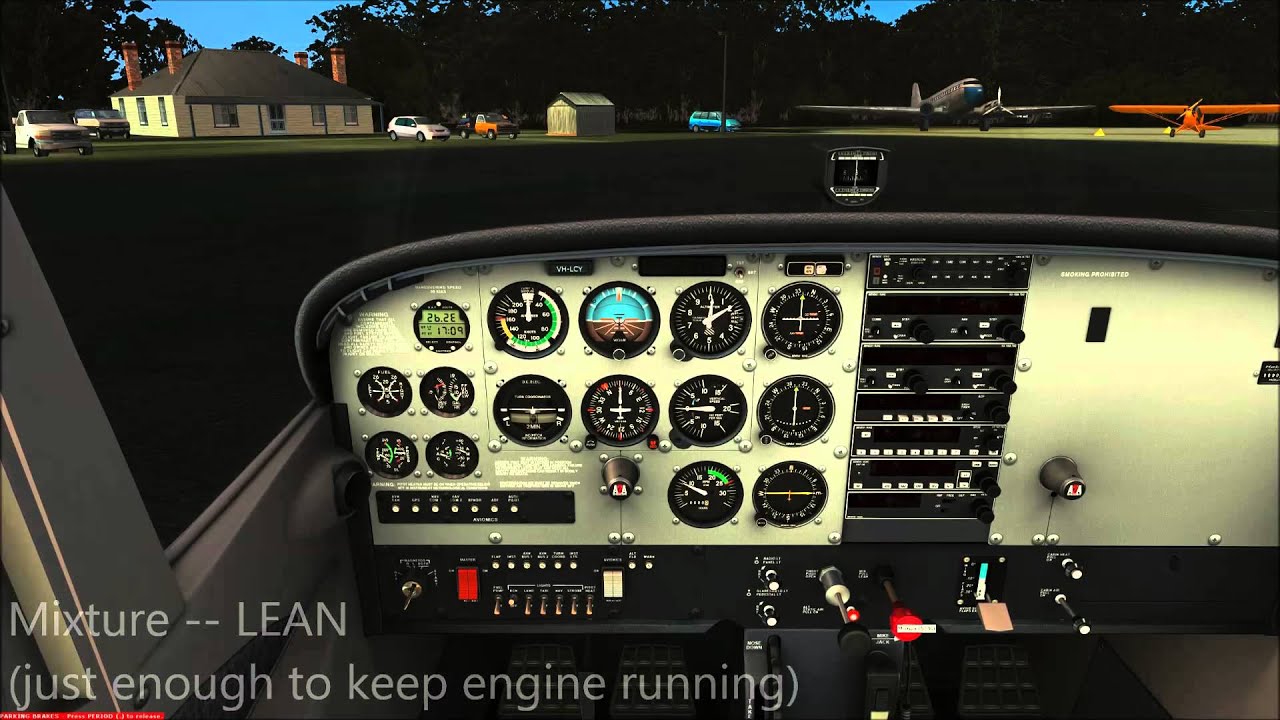A2A Cessna 172R Startup Procedure