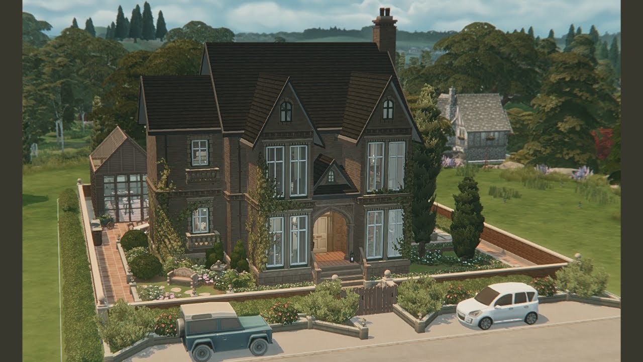 Hawthorne Hall | English Manor House | The Sims 4 Stop Motion Build