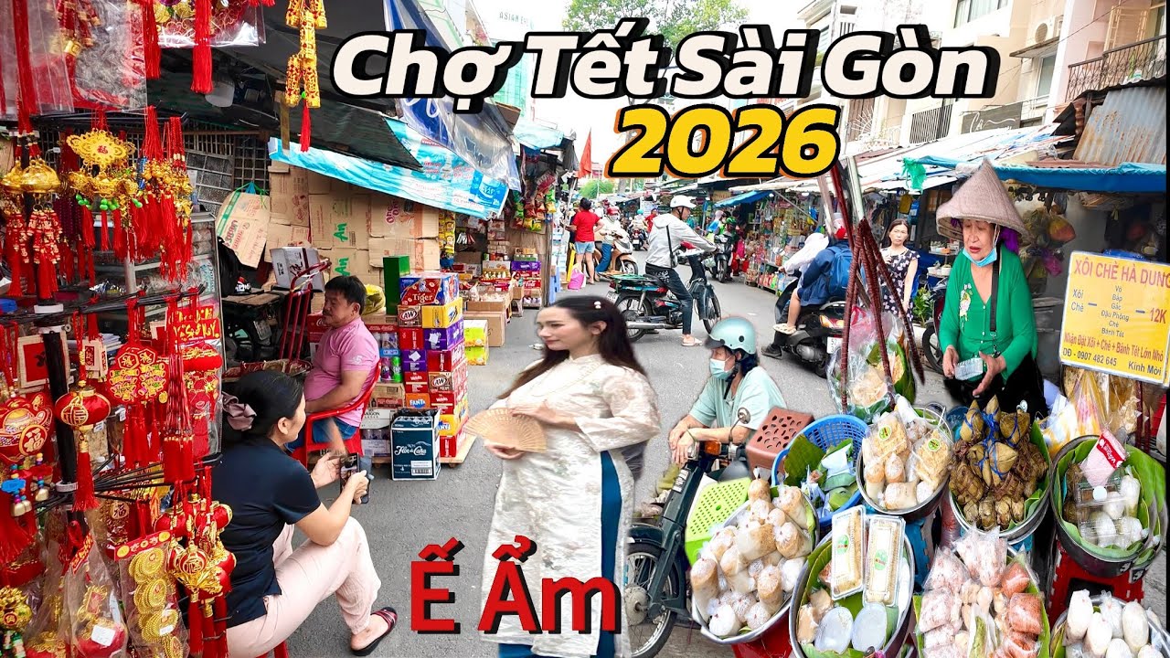 Rộn Ràng Chợ Tết Ể Ẩm Vẫn Tăng Giá ,Chợ Tôn Thất Đạm Tiều Thương Khóc Rồng Vắng Khách 