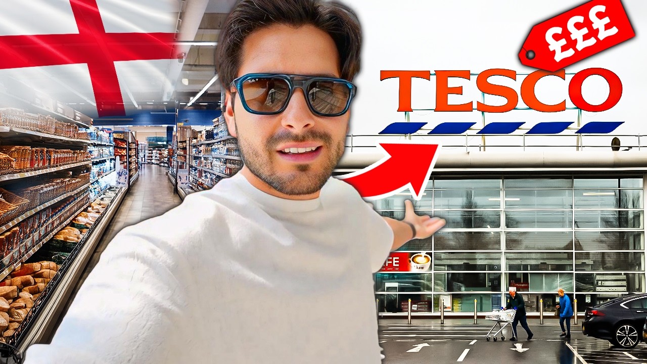Así es un SUPERMERCADO en INGLATERRA ¡Como Para un REY! 👑