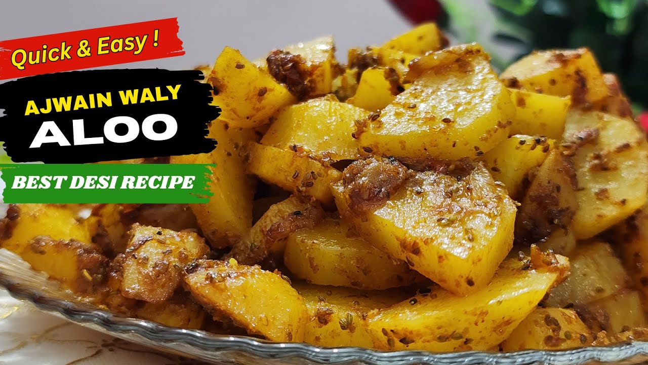 Ajwain waly Aloo | veg recipe | Potato recipe | easy potato recipe | Spicy Ajwain Waly Aloo