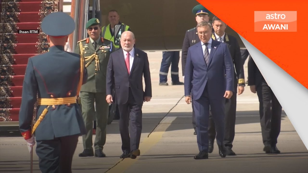 Yang di-Pertuan Agong Sultan Ibrahim tiba di Rusia