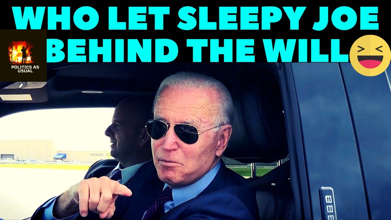 Joe Biden Test Drives New Electric Truck And It's Hilarious👀 😱 🤣😂🤣