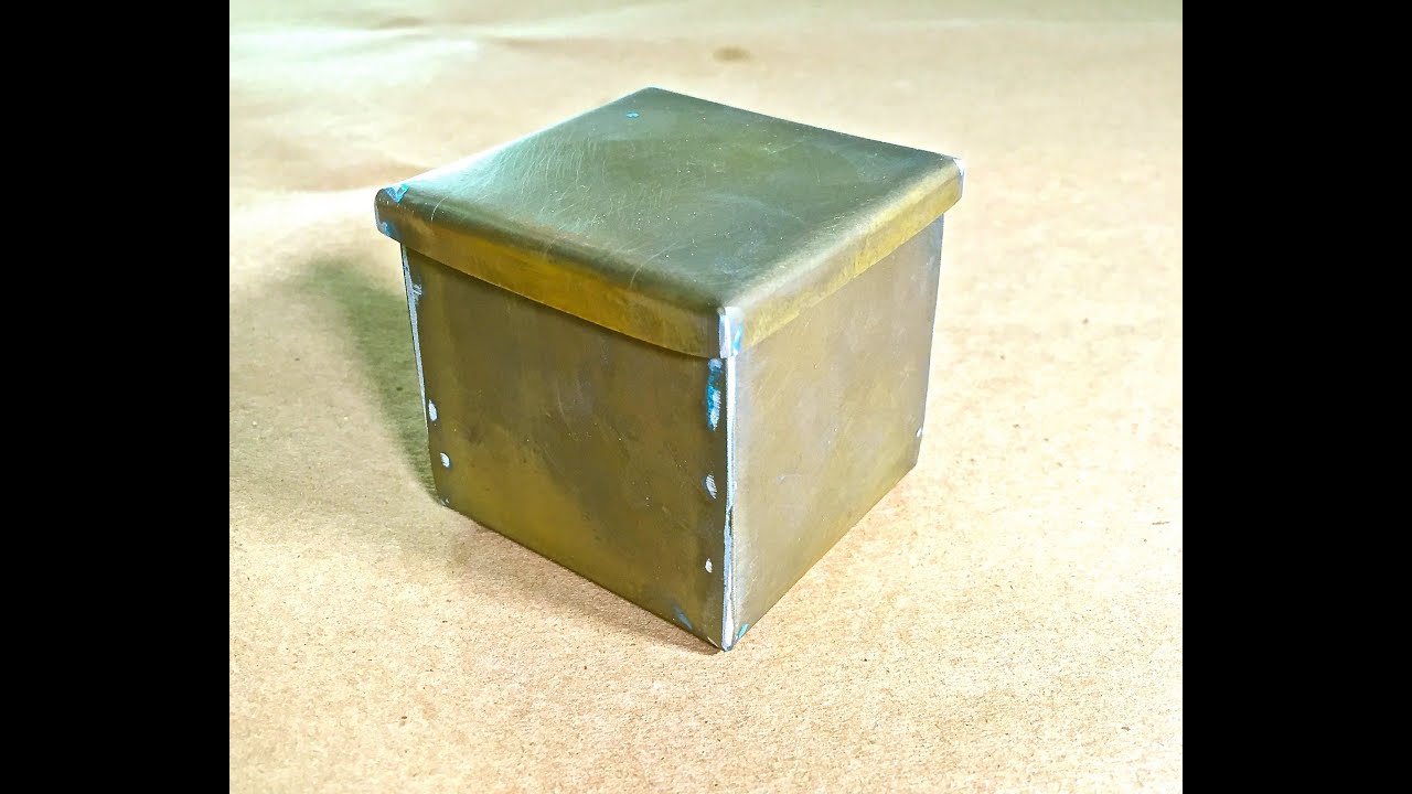 How to Make this Simple Brass Box
