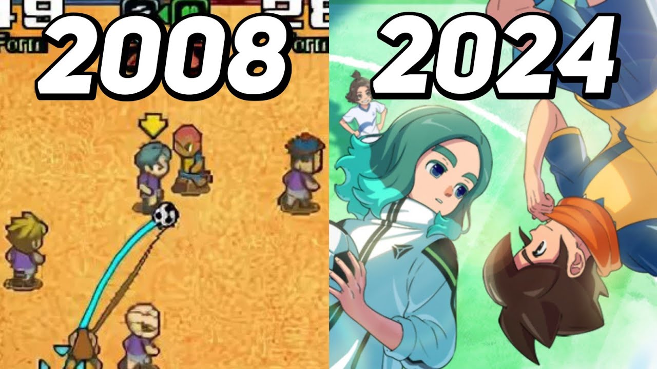 Evolution of Inazuma Eleven Games (2008-2024)
