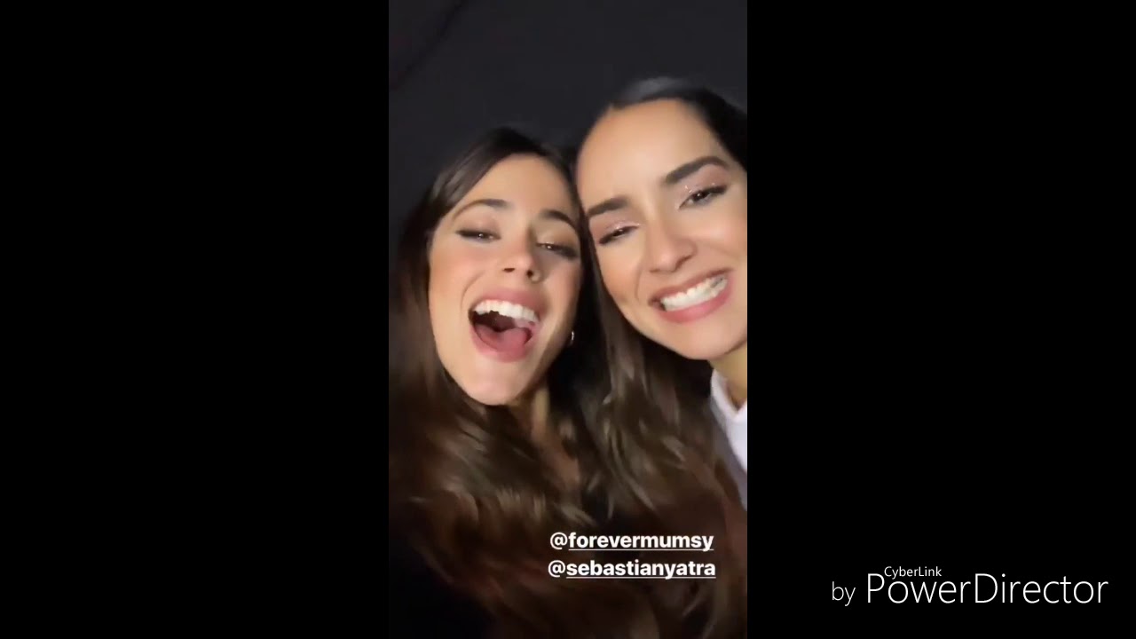 Tini stoessel via instagram story con sebastian