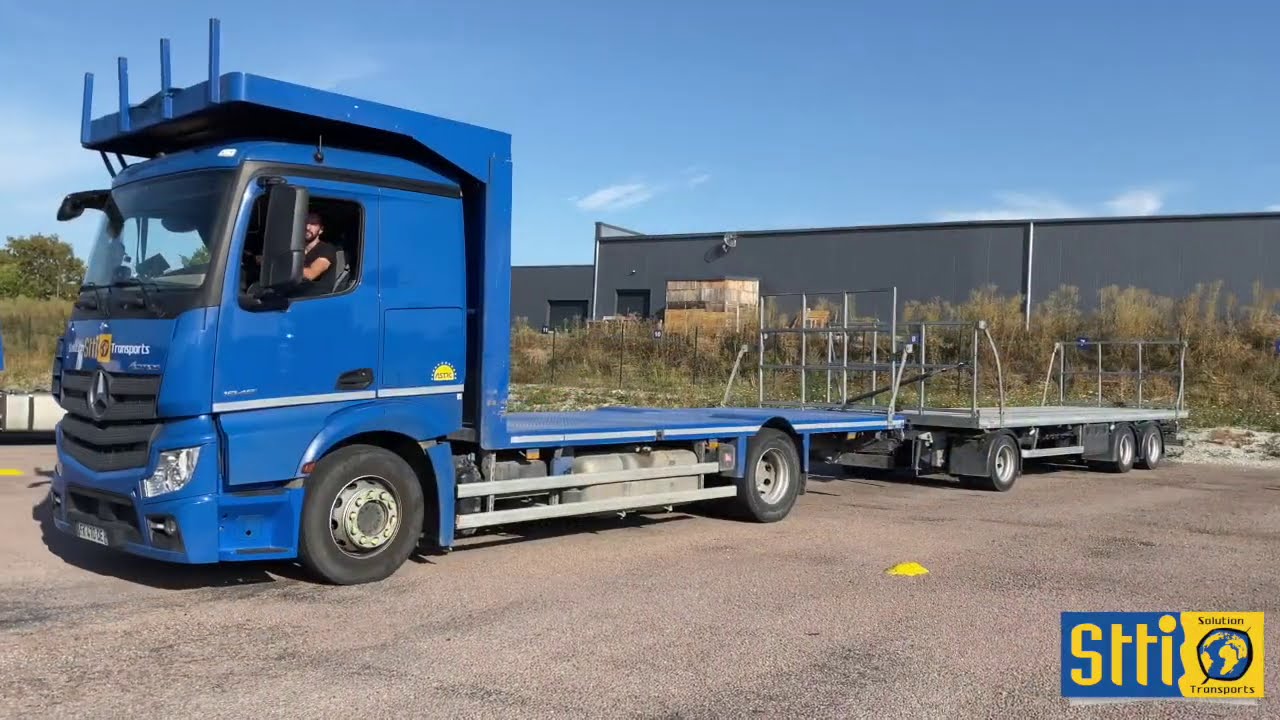 Dételage d'un porteur avec crochet MG [Transport Routier]