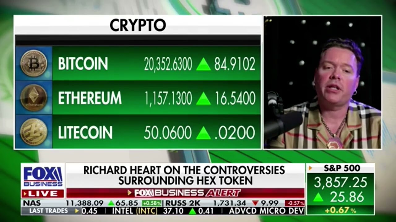 Richard Heart on Fox Business with Charles Payne - 6/July 2022