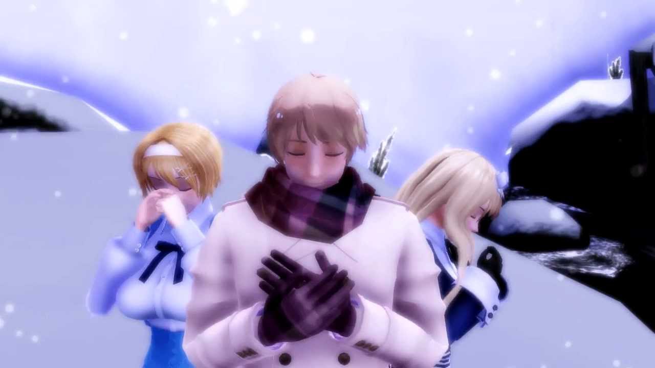 [MMD x Hetalia]Melody Line(Group Ver)- B.U.R siblings