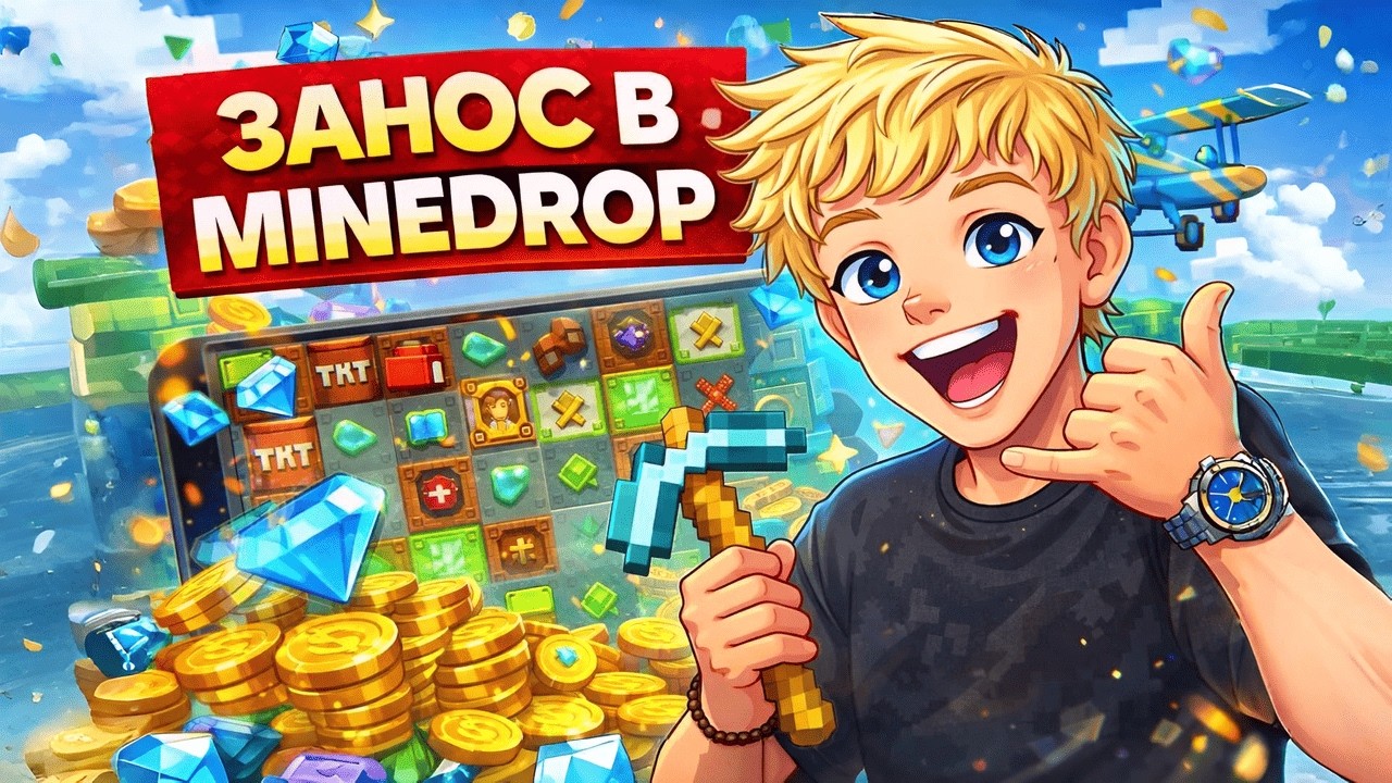 Minedrop слот &mdash; обзор и как я поймал занос в игре! | Майндроп Demo