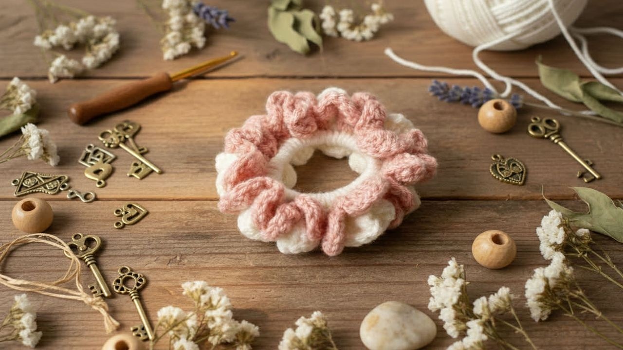 Jak Zrobić Szydełkową Scrunchie Krok Po Kroku #659