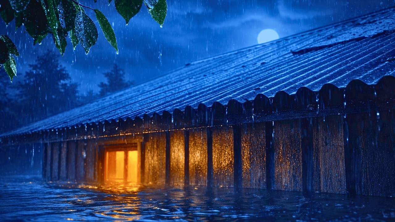 Som de Chuva para Dormir Bem e Acalmar a Mente | Barulho de Chuva Relaxante e Trovões para Relaxar