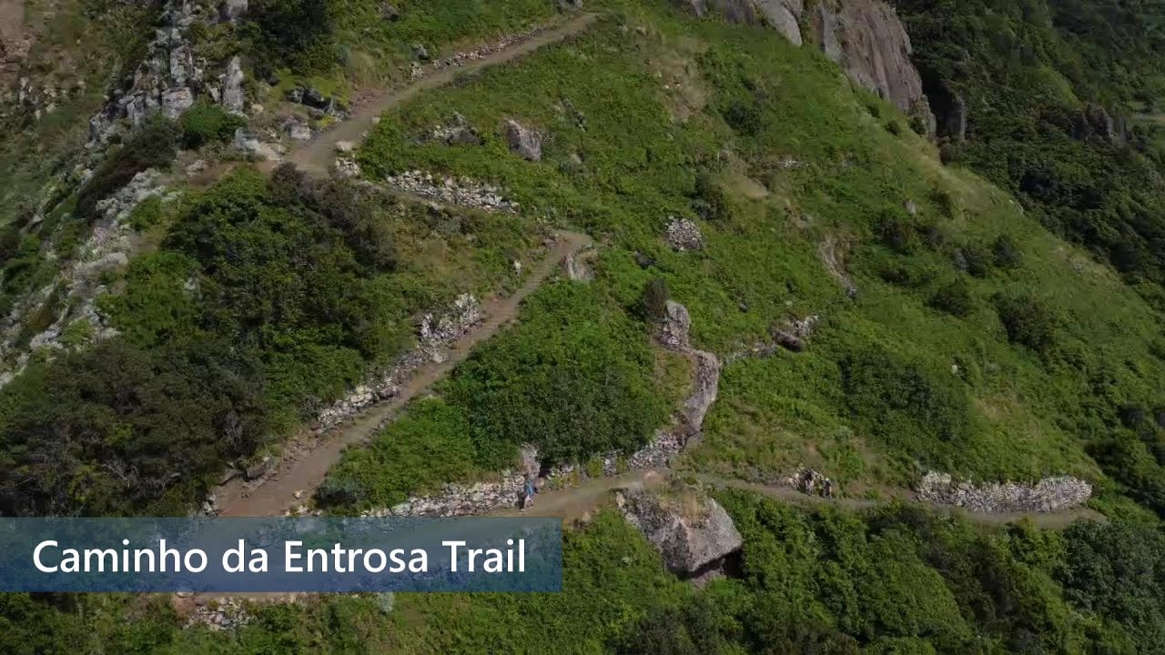 DJI Mini2 - 1,239 foot Climb! Caminho Da Entrosa Trail, Madeira Portugal