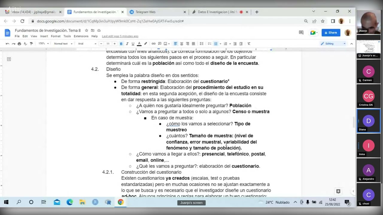 Fundamentos de Investigación. UNED. Sesión 10 (segunda parte)