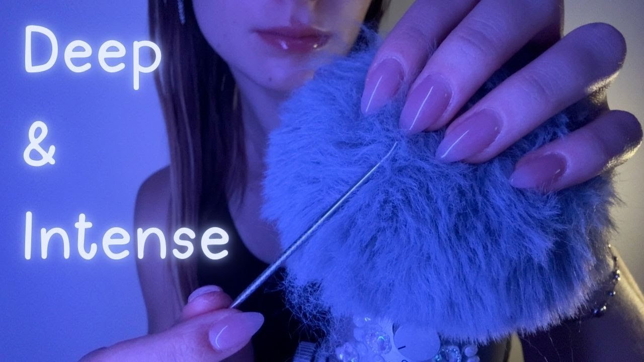 2 HOURS of Fluffy Mic Scratching (NO TALKING)  ASMR