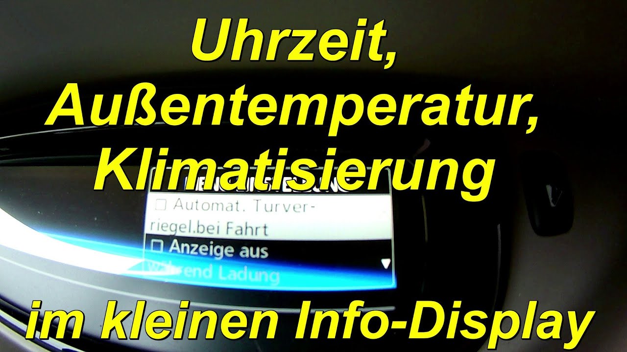 𝗥𝗲𝗻𝗮𝘂𝗹𝘁 𝗭𝗼𝗲: Android Radio / 6 - DDT4ALL Uhr, Temperatur, Klima auf Infodisplay