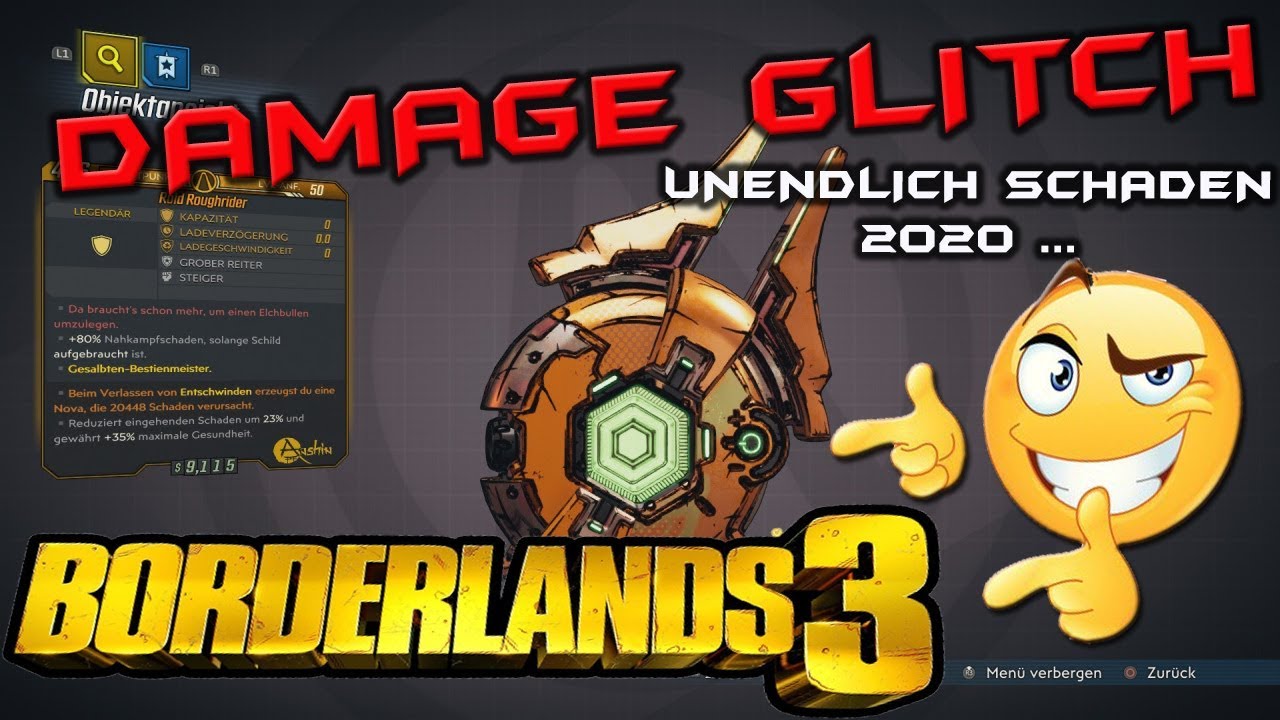 Borderlands 3 BL3 - Unendlich DAMAGE GLITCH ☢️ BEST GLITCH ☢️ mit jedem Charakter [Deutsch] HD+
