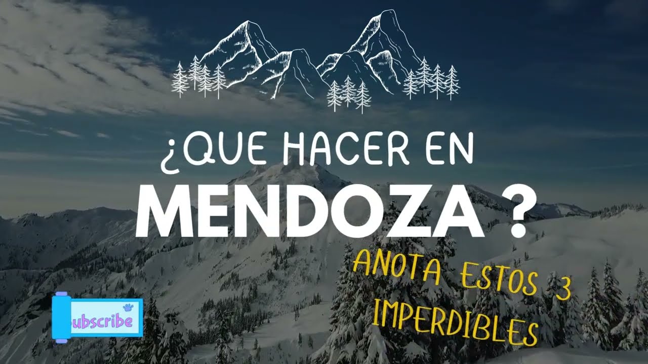 Donde ver nieve en Mendoza ❤️ no te lo podes perder👌