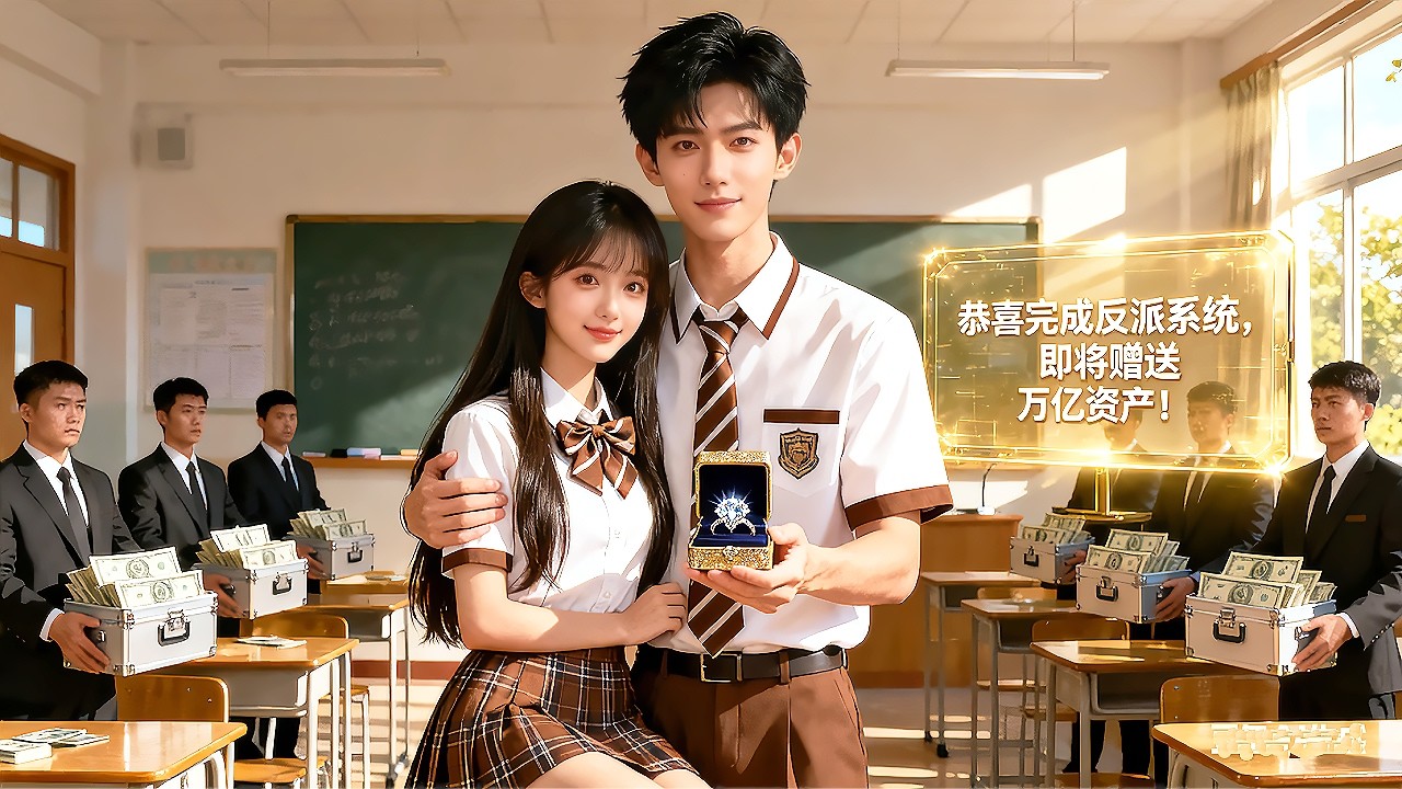 小夥穿越成愛惹事的惡霸，解鎖反派系統解救黑化反派美女，降低女主角黑化值獲得萬億財富。逆轉人生成首富！RHDJ#男頻短劇 #窮小子 #逆襲 #美女 #drama #hot