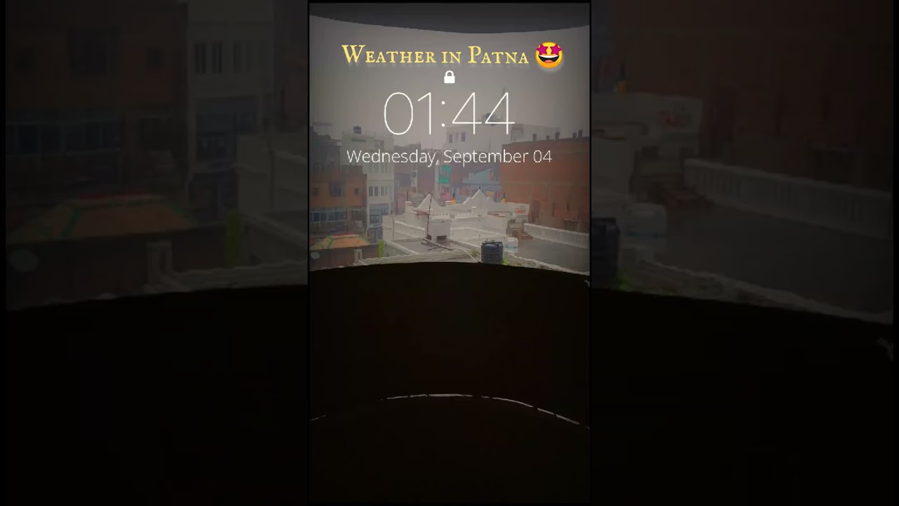 Weather in Patna⛈️🌈#rain#weather#patna#barish#short#chill#shorts#shortsfeed#students#neet#viralvideo