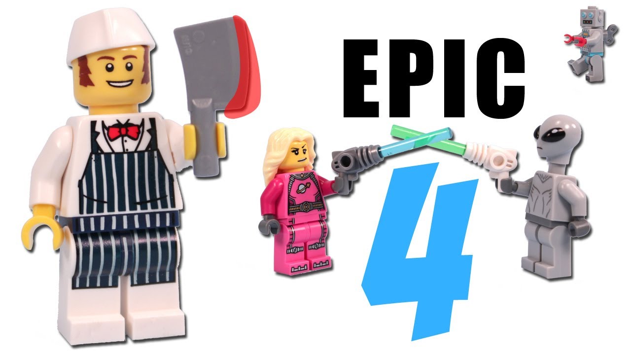 Epic Lego Minifigures Battles 4 - Featuring Series 6 Stop Motion Animation