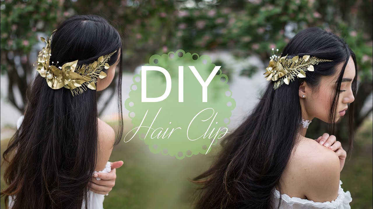 DIY Greek Goddess Hair Clip