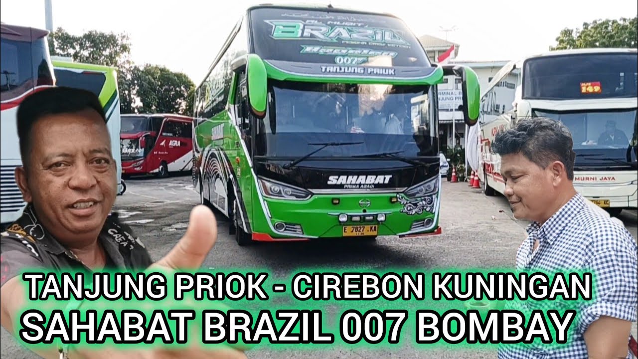 Driver Ramah Bus Sahabat Prima Abadi Trip Tanjung Priok Jakarta Tujuan Cirebon Kuningan