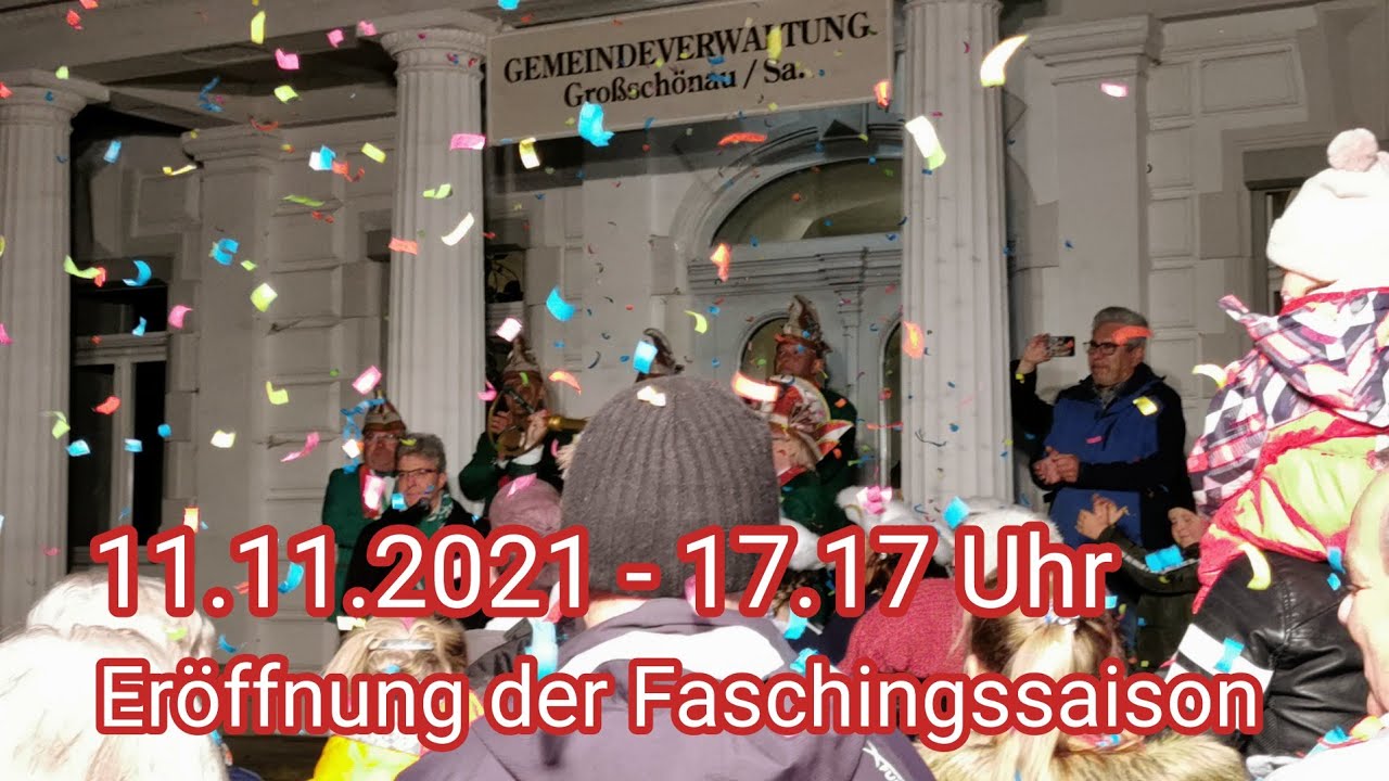 Eröffnung der Faschingssaison 2021/2022 des GFC Großschönau.