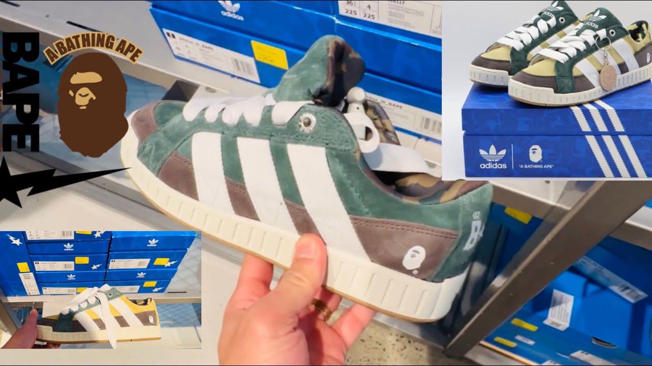 Adidas x Bape Colab shoes here in  DFO OUTLET STORE in Melbourne!