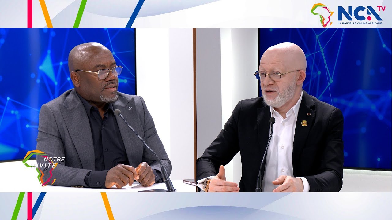 «NOTRE INVITÉ» reçoit le Ministre Congolais  de la communication et des médias Mr Thierry MOUNGALLA 