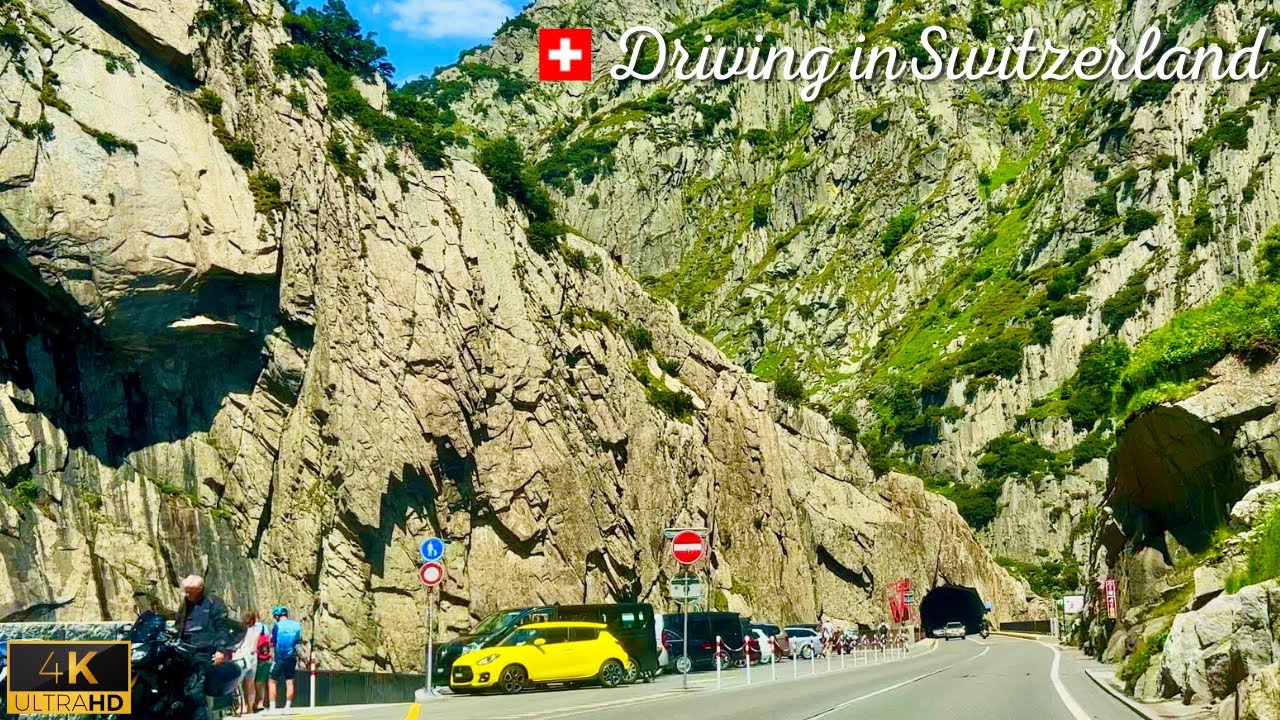 Driving in Switzerland 🇨🇭 | Andermatt to Göschenen | Beautiful Views | Relaxing Music | 4K