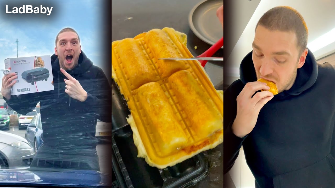 Когда папа находит первую в мире машину для изготовления сосисок в тесте!!!! 😱🤯